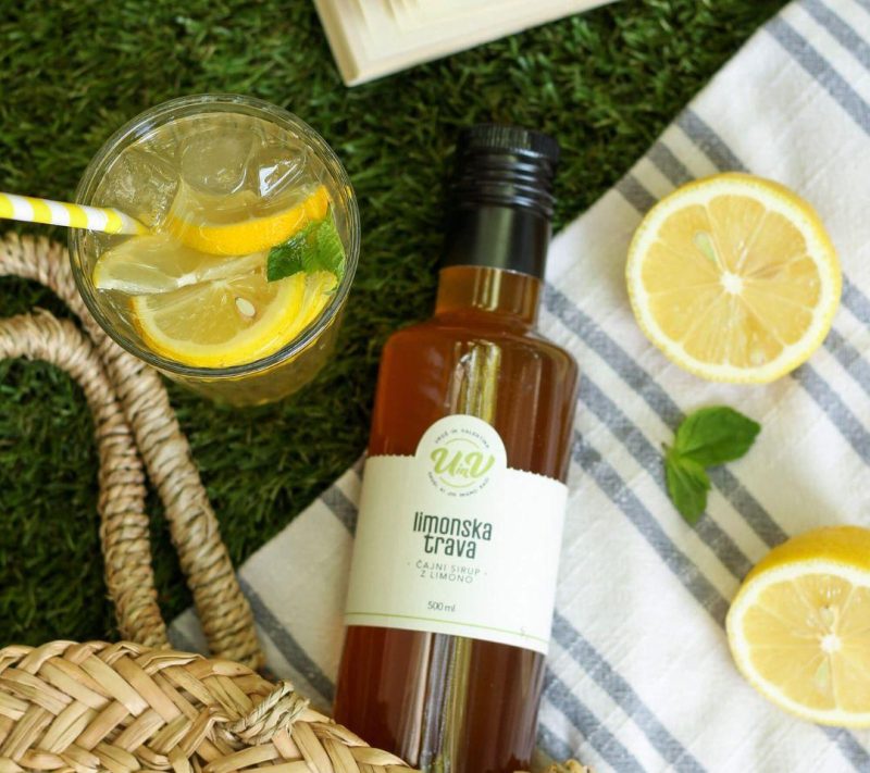 Sirup limonska trava U&V, 0,5l