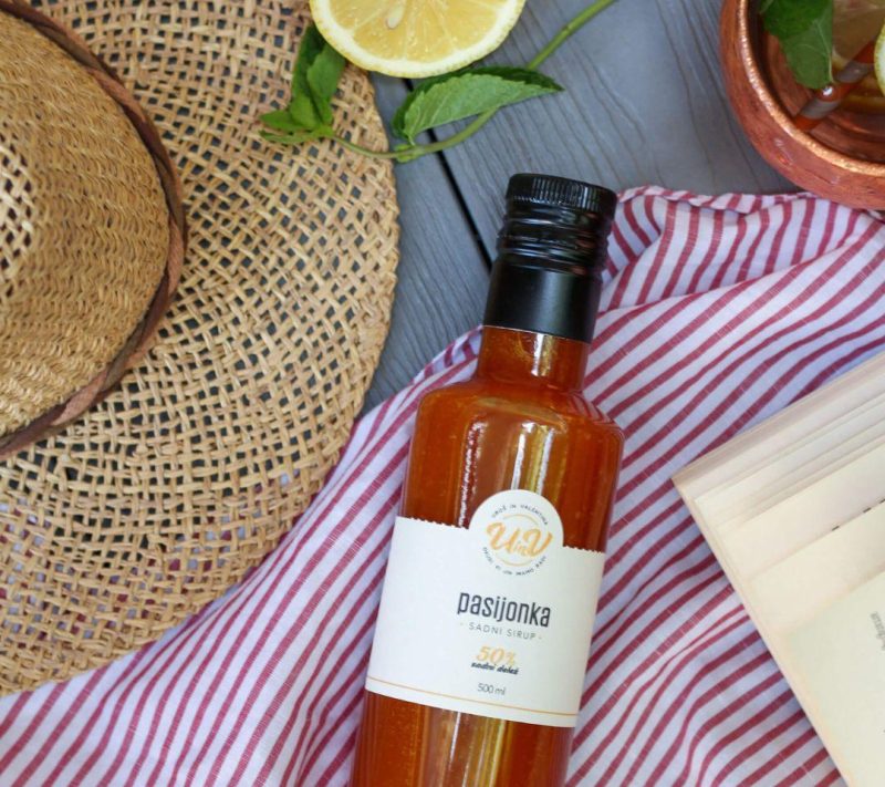 Sirup pasijonka U&V, 0,5l