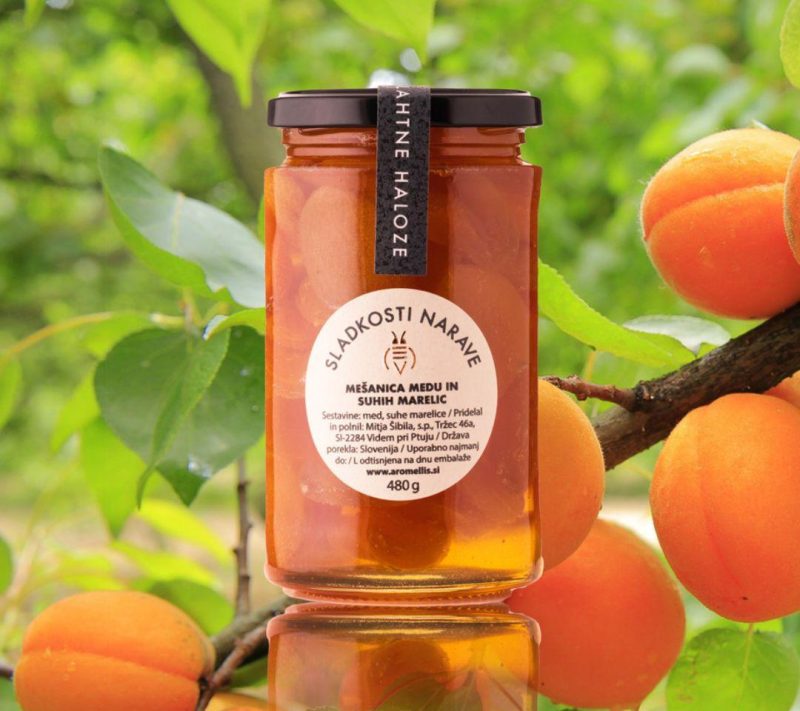 Sladkosti narave - suhe marelice v medu Aromellis