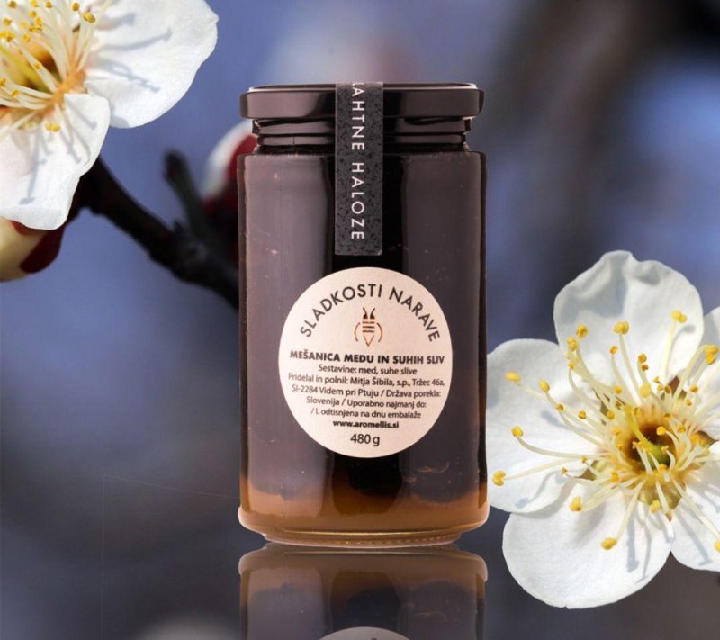Sladkosti narave - suhe slive v medu Aromellis