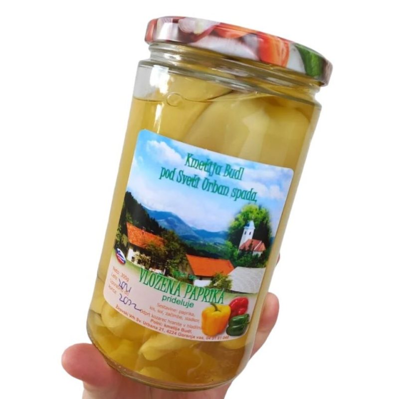 Vložena paprika kmetija Budl, 300 g