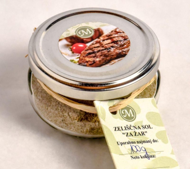 Zeliščna sol za žar Zelišča Marjetka