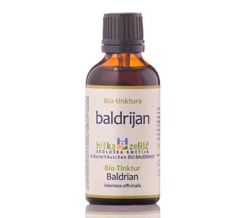 xr:d:DAF-SCLFzDM:1801,j:4846297811684506729,t:24041206 Bio tinktura baldrijan (nealkoholna) Hiška zelišč, 50ml