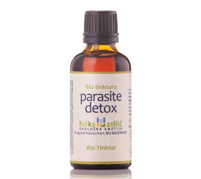 Bio tinktura parasite detox (nealkoholna) Hiška zelišč, 50ml