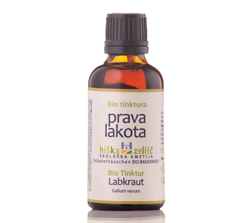 Bio tinktura prava lakota (nealkoholna) (prehransko dopolnilo) Hiška zelišč, 50ml