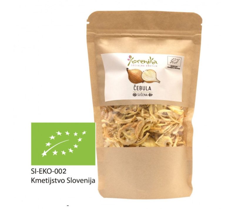 Čebula sušena zelenjava Korenika, 70g