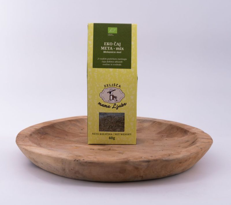 EKO čaj Meta mix Zelišča mame Ljube 40g EKO čaj Meta mix Zelišča mame Ljube, 40g