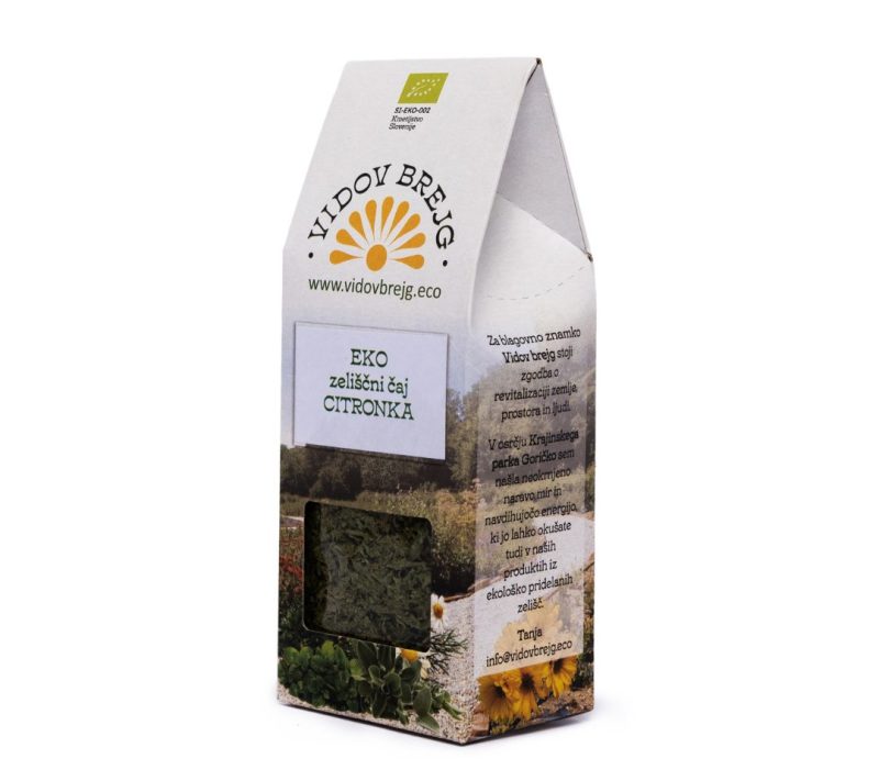 Eko zeliščni čaj Citronka Vidov brejg, 20 g