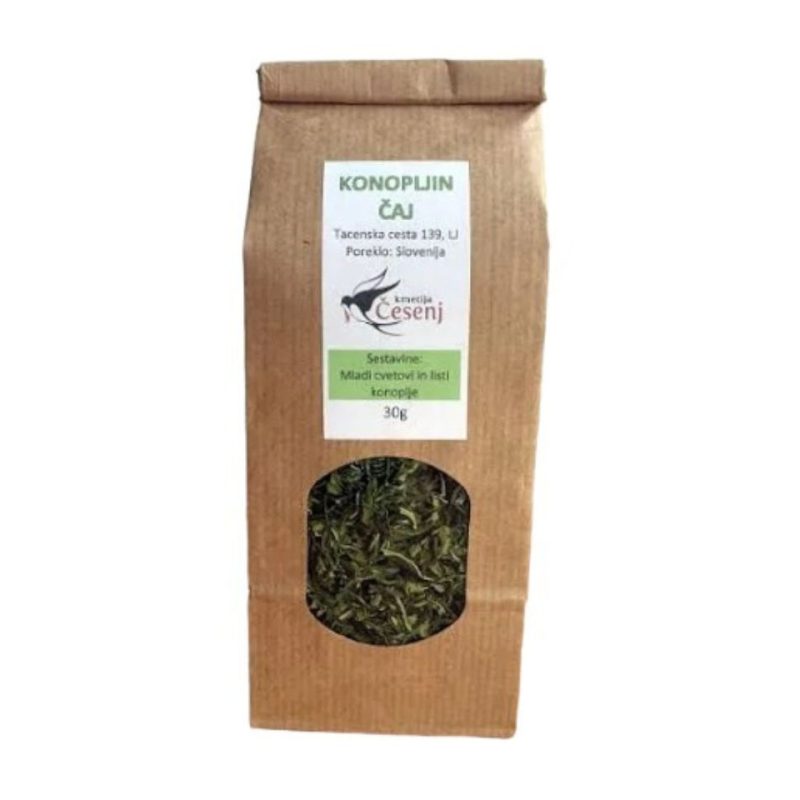 Konopljin čaj Kmetija Česenj Konopljin čaj Kmetija Česenj