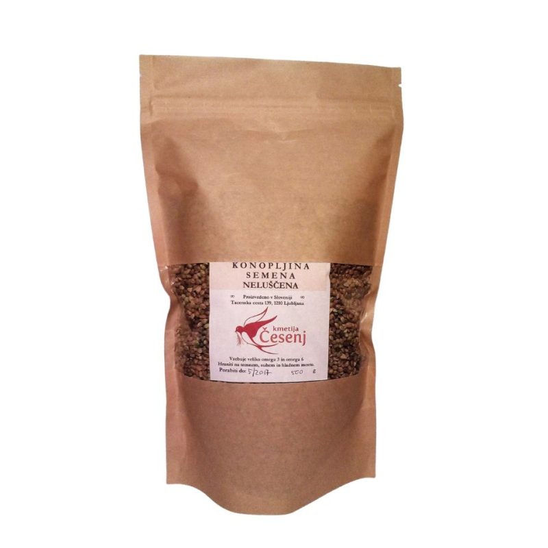 Konopljina semena Kmetija Česenj