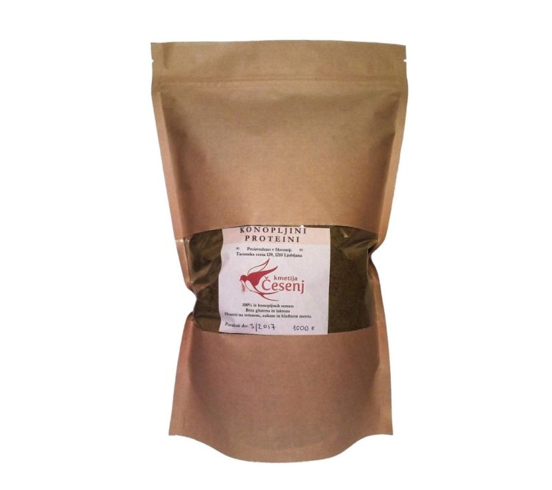 Konopljini proteini Kmetija Česenj