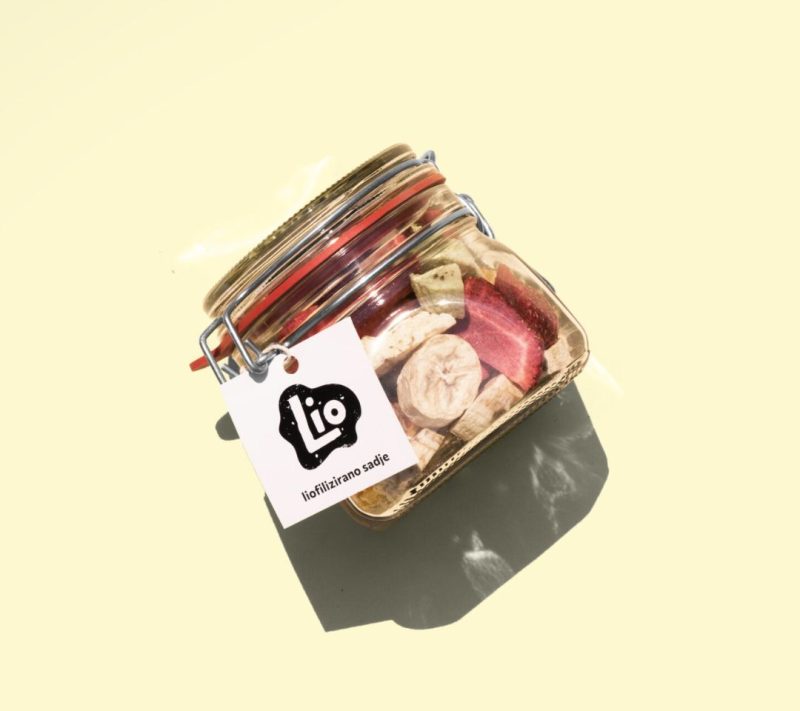 Liofilizirano sadje v steklenem kozarčku 0,5l