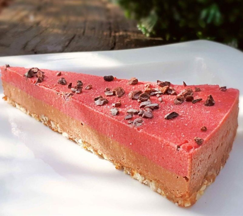 Bio presna torta z EKO certifikatom – MONO – JAGODA/ČOKOLADA (mala/8 kosov/premer-18)