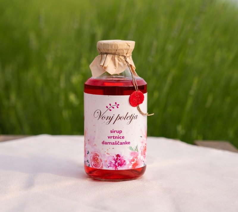 Sirup vrtnice Damaščanke Vonj poletja