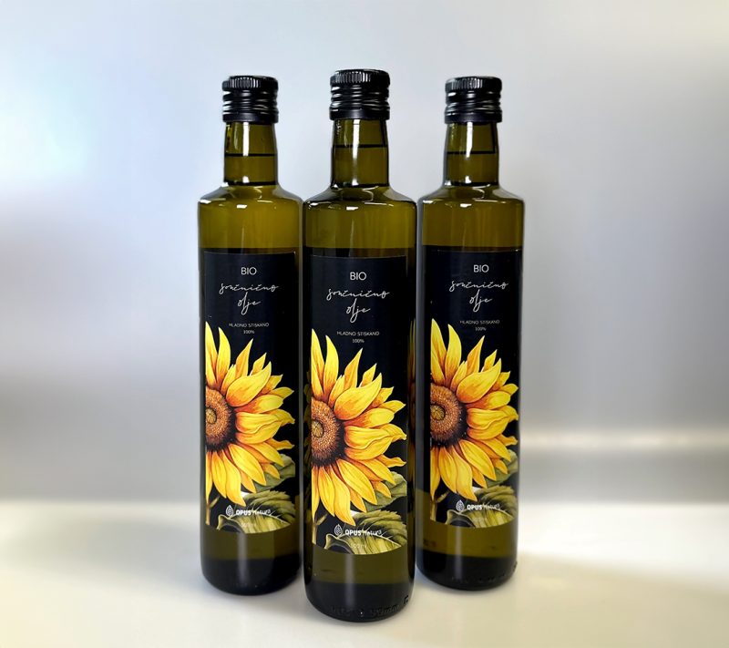 BIO sončnično olje hladno stiskano z visoko vsebnostjo oleinske kisline---500ml BIO sončnično olje, hladno stiskano, z visoko vsebnostjo oleinske kisline, 500ml