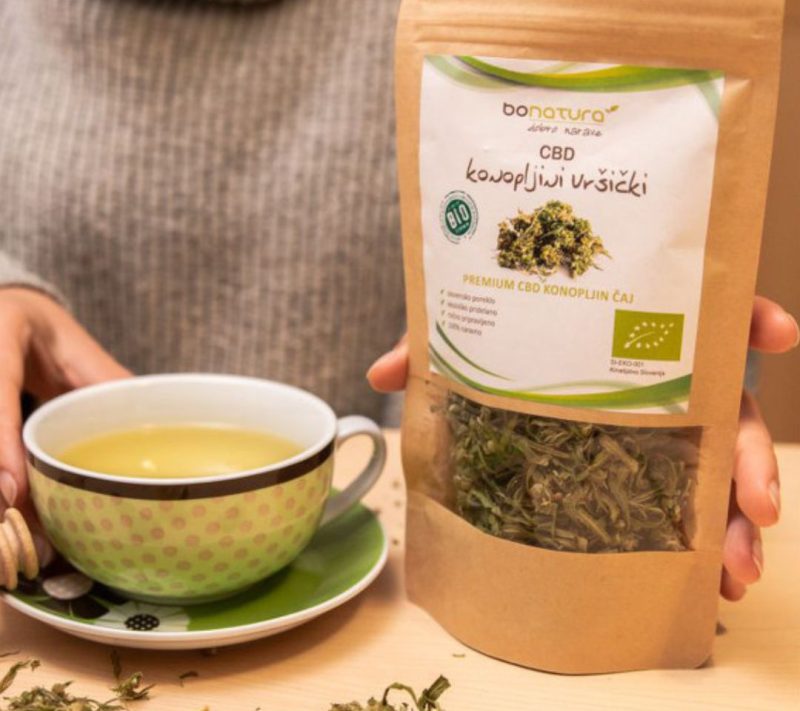 Bio konopljin čaj - Premium CBD konopljini vršički - XXL Bonatura_30g Bio konopljin čaj - Premium CBD konopljini vršički - XXL Bonatura, 30g