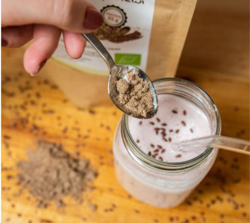 Bio laneni proteini 40% beljakovine v prahu Bonatura