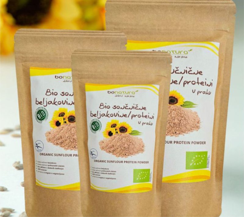 Bio sončnični proteini 50% beljakovine v prahu Bonatura
