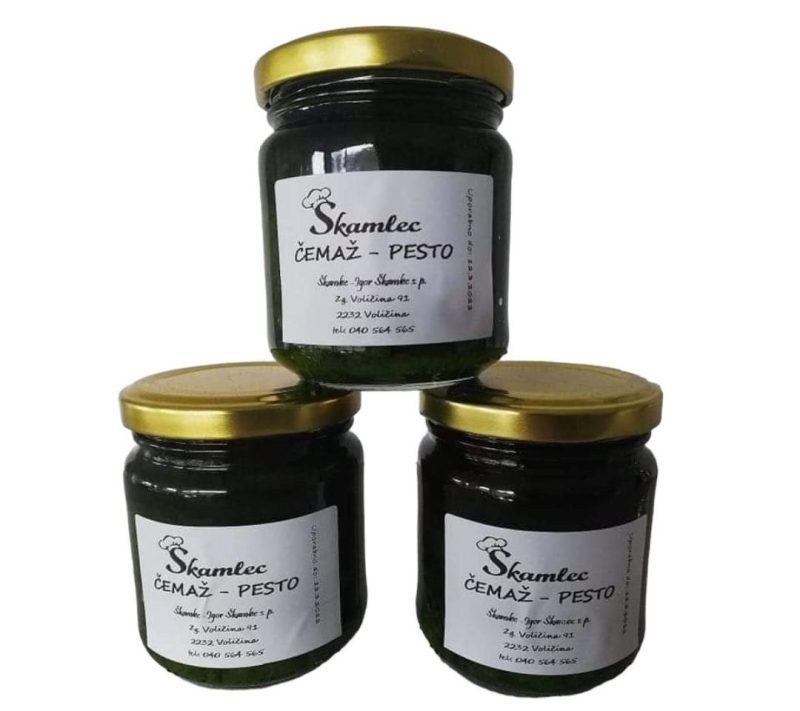 Čemažev pesto testenine Škamlec, 210ml