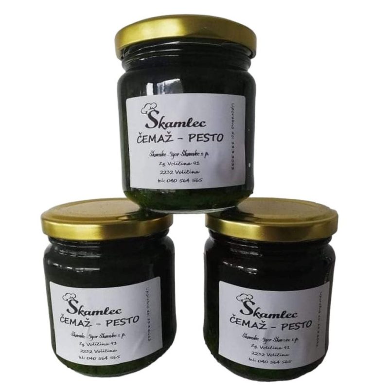 Čemažev pesto testenine Škamlec, 210ml
