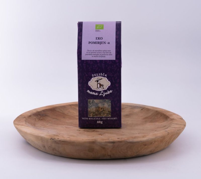 EKO čaj pomirjen-a Zelišča mame Ljube, 40g