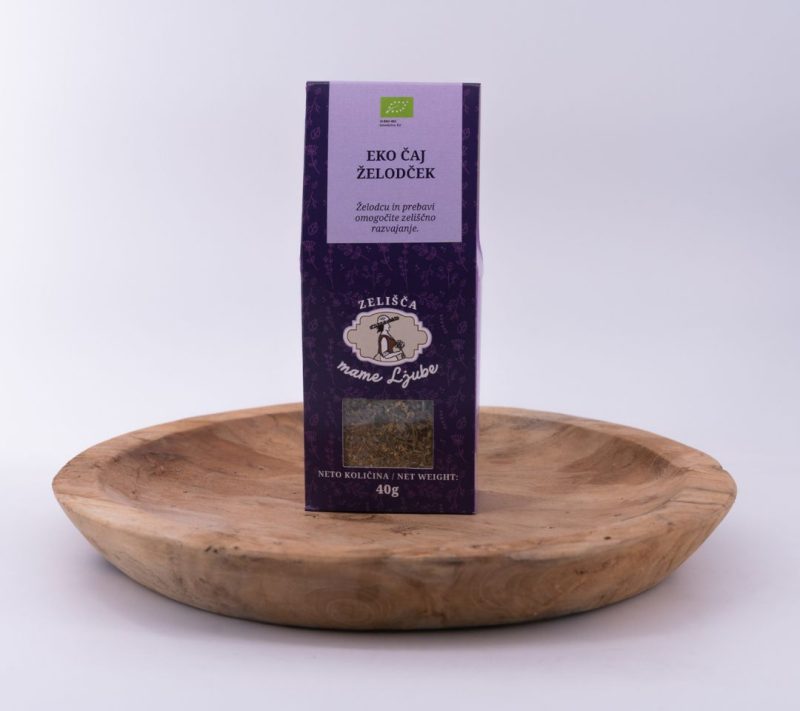EKO čaj želodček Zelišča mame Ljube 40g EKO čaj želodček Zelišča mame Ljube, 40g