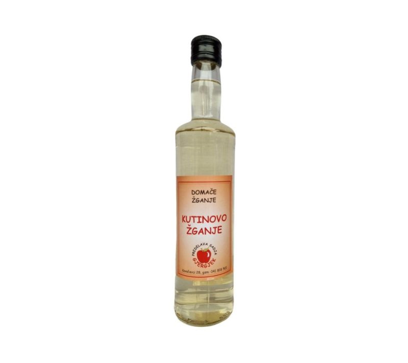 Kutinovo žganje Gjergjek, 0,5l Kutinovo žganje Gjergjek, 0,5l