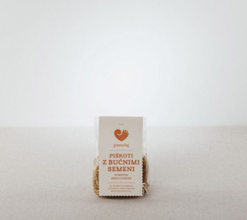 Piškoti z bučnimi semeni Pomelaj, 150g
