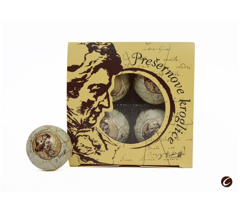 Prešernova krogljica 4 kom Cukrček, 72g