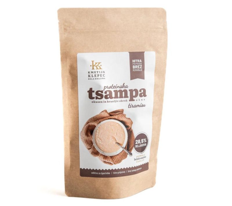 Proteinska tsampa tiramisu Klepec