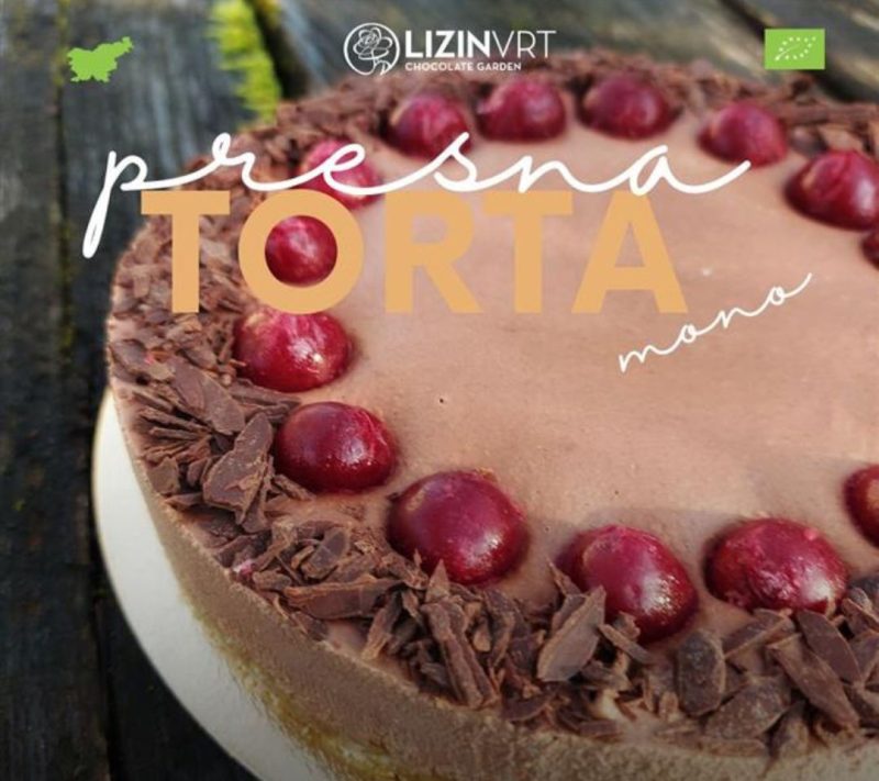 Bio presna torta z EKO certifikatom – MONO – čokolada z višnjami (mala-8 kosov-premer-18) Bio presna torta z EKO certifikatom – MONO – čokolada z višnjami (mala/8 kosov/premer-18)