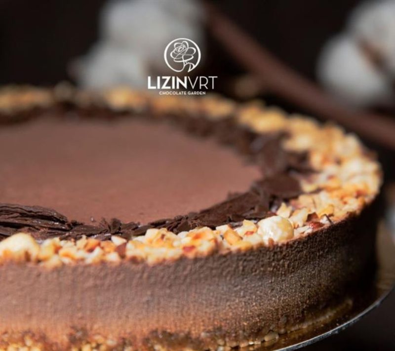 Bio presna torta z EKO certifikatom – MONO – lešnik (mala/8 kosov/premer-18)