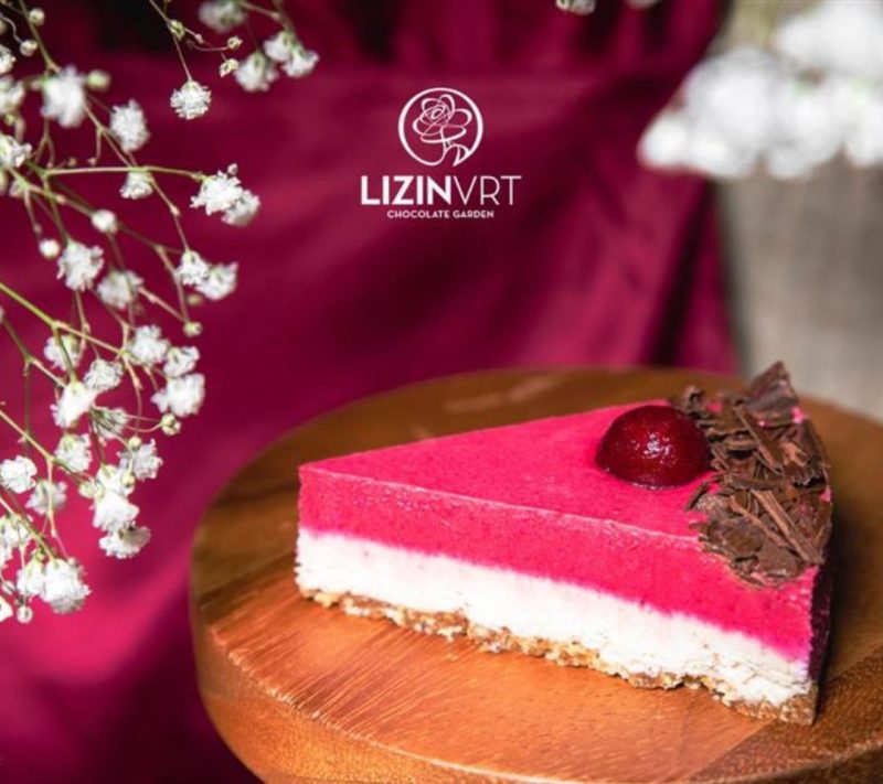 Bio presna torta z EKO certifikatom – MONO – limona/višnja (velika/16 kosov/premer-26)