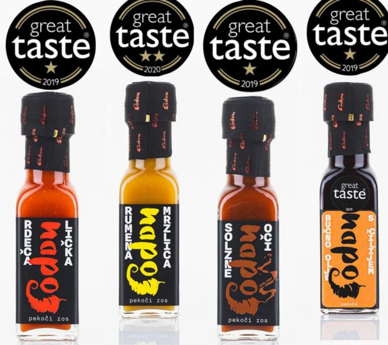 GREAT TASTE AWARD PAKET Čili Napoj Paket čili omak Great taste Award, Čili Napoj