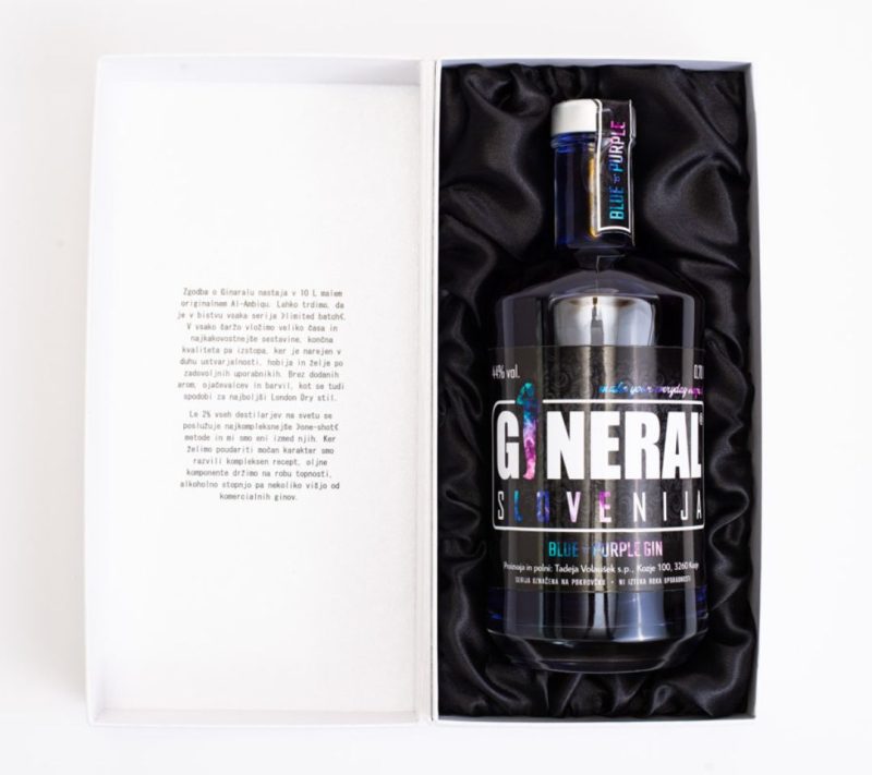 Gineral® gin Blue Purple 0,7L v darilni embalaži