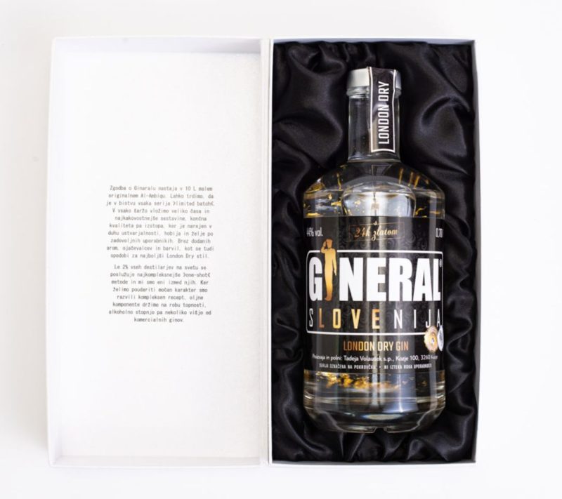 Gineral® gin Gold 0,7L v darilni embalaži