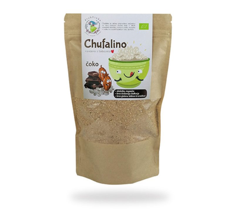 Chufalino – bio kaša za male in velike – čoko drobTinka, 500 g