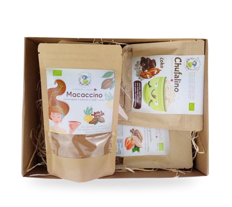 Darilni paket Za čokoladna jutra drobTinka