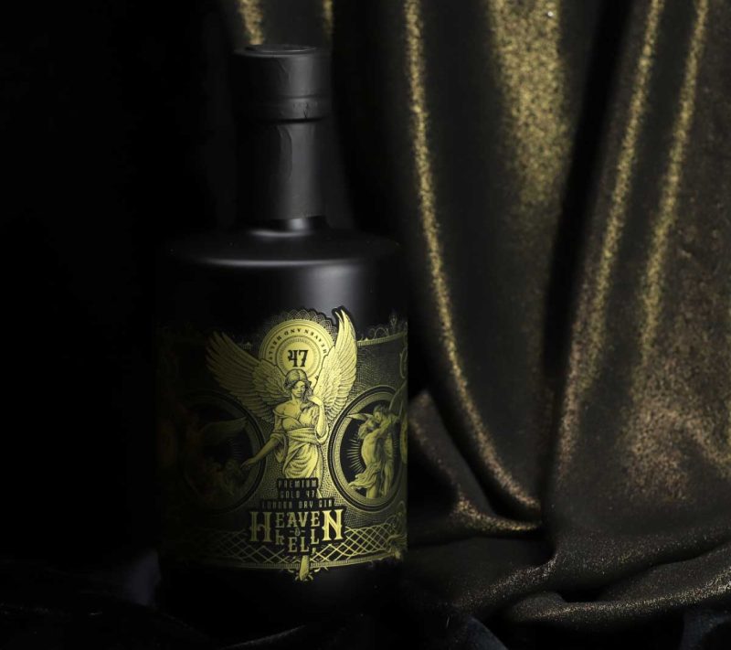 Gold 47 Premium London Dry gin Heaven & Hell, 700 ml