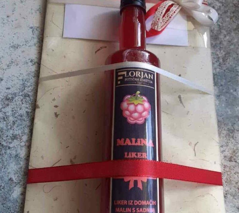 Liker malina kmetija Florjan, 0,5l