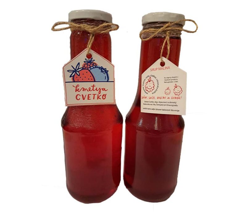 Sirup malina kmetija Cvetko, 0,5 l Sirup malina kmetija Cvetko, 0,5 l