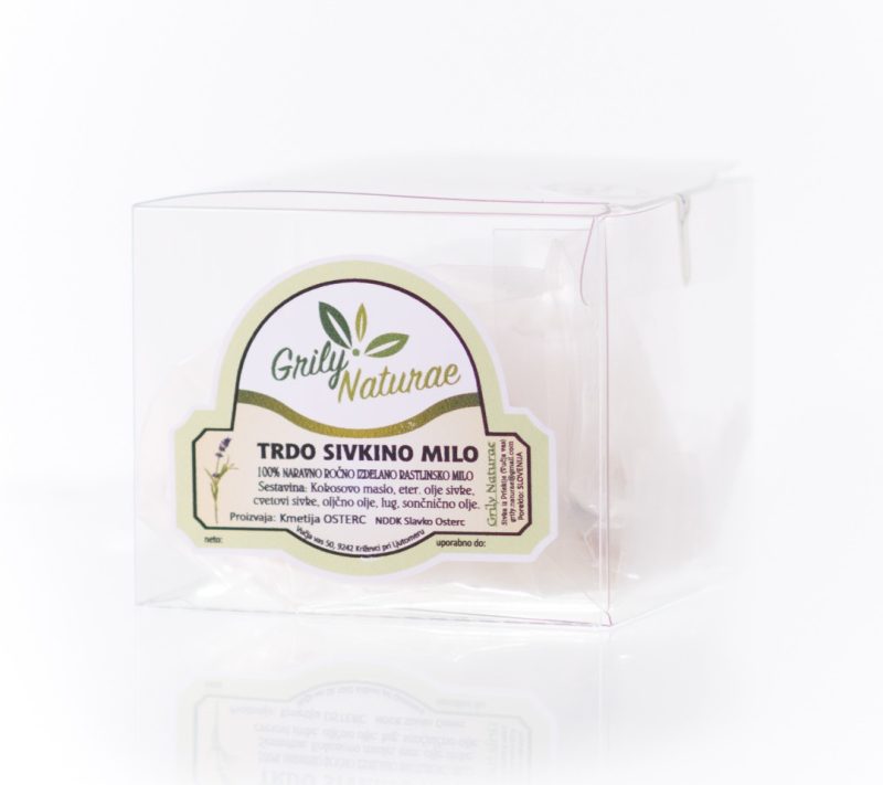 Sivkino naravno trdo milo Grily Naturae, 60 g
