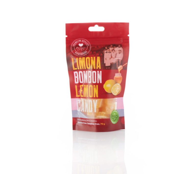 Bio bonboni limona Perger 1757, 70 g