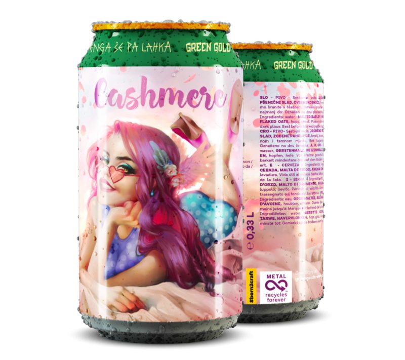 Cashmere NEIPA, 6,0 Green Gold Brewing, 0,33 l Cashmere NEIPA, 6,0% Green Gold Brewing, 0,33 l