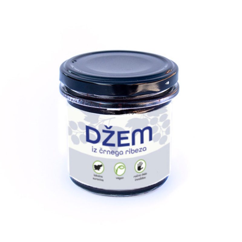 Džem iz črnega ribeza Skupina Hudo Dobro, 135 g