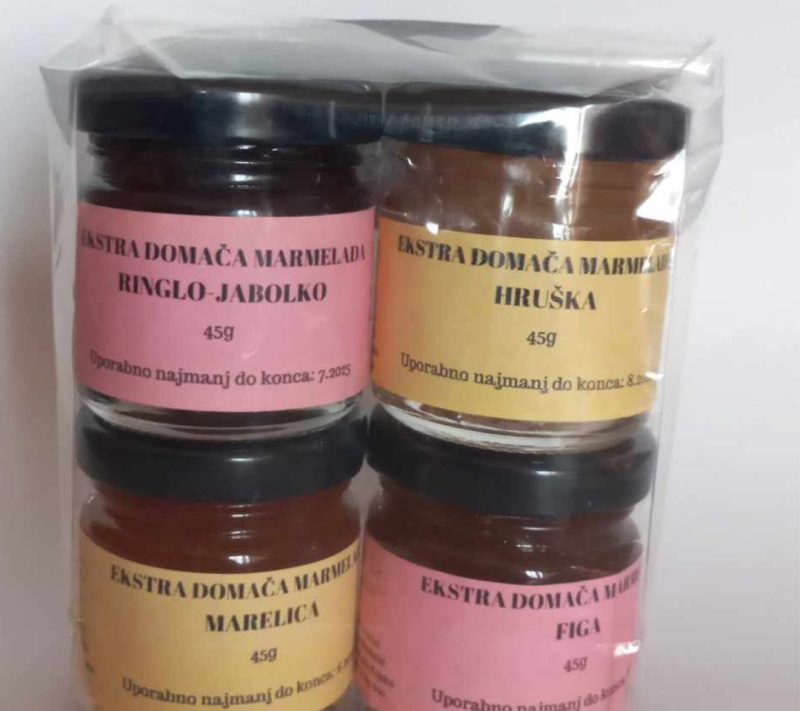 Marmelade 4x45g Kmetija Markočič