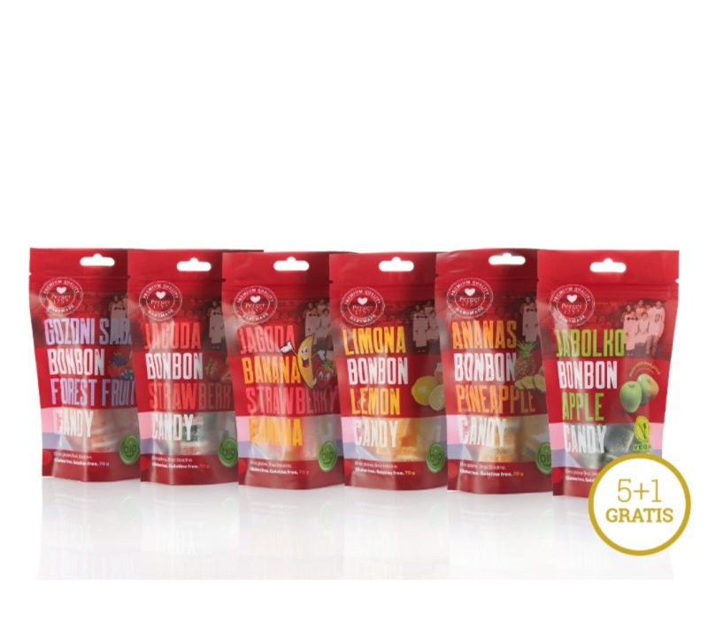 Paket bio bonbonov 5+1 gratis Perger 1757