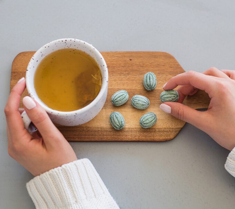 Paket bonbonov za usta in grlo Perger 1757