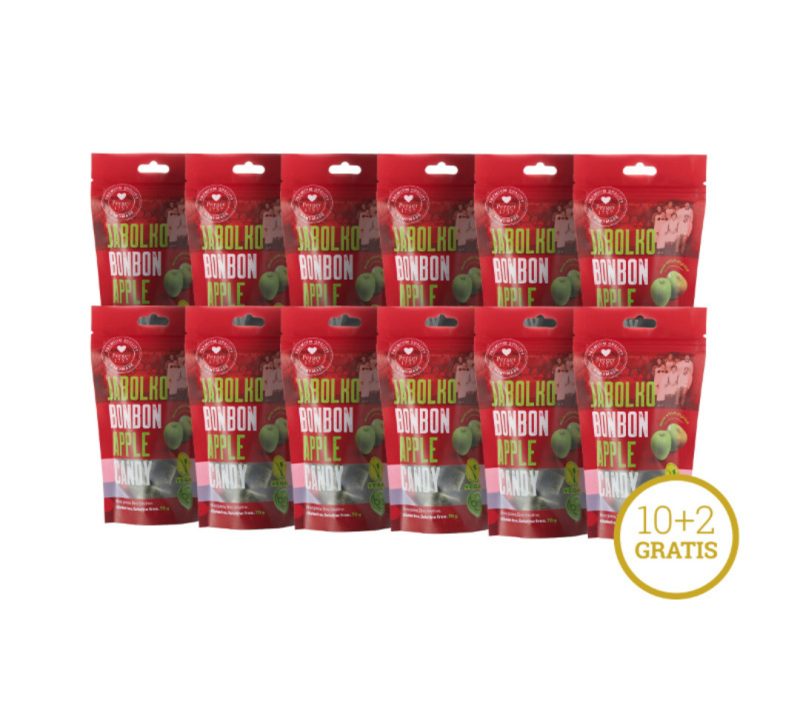 Veganski bio bonboni – jabolko 10+2 gratis Perger 1757