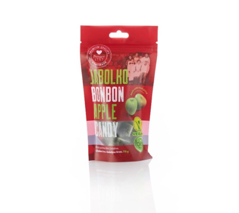 Veganski bio bonboni – jabolko Perger 1757, 70 g